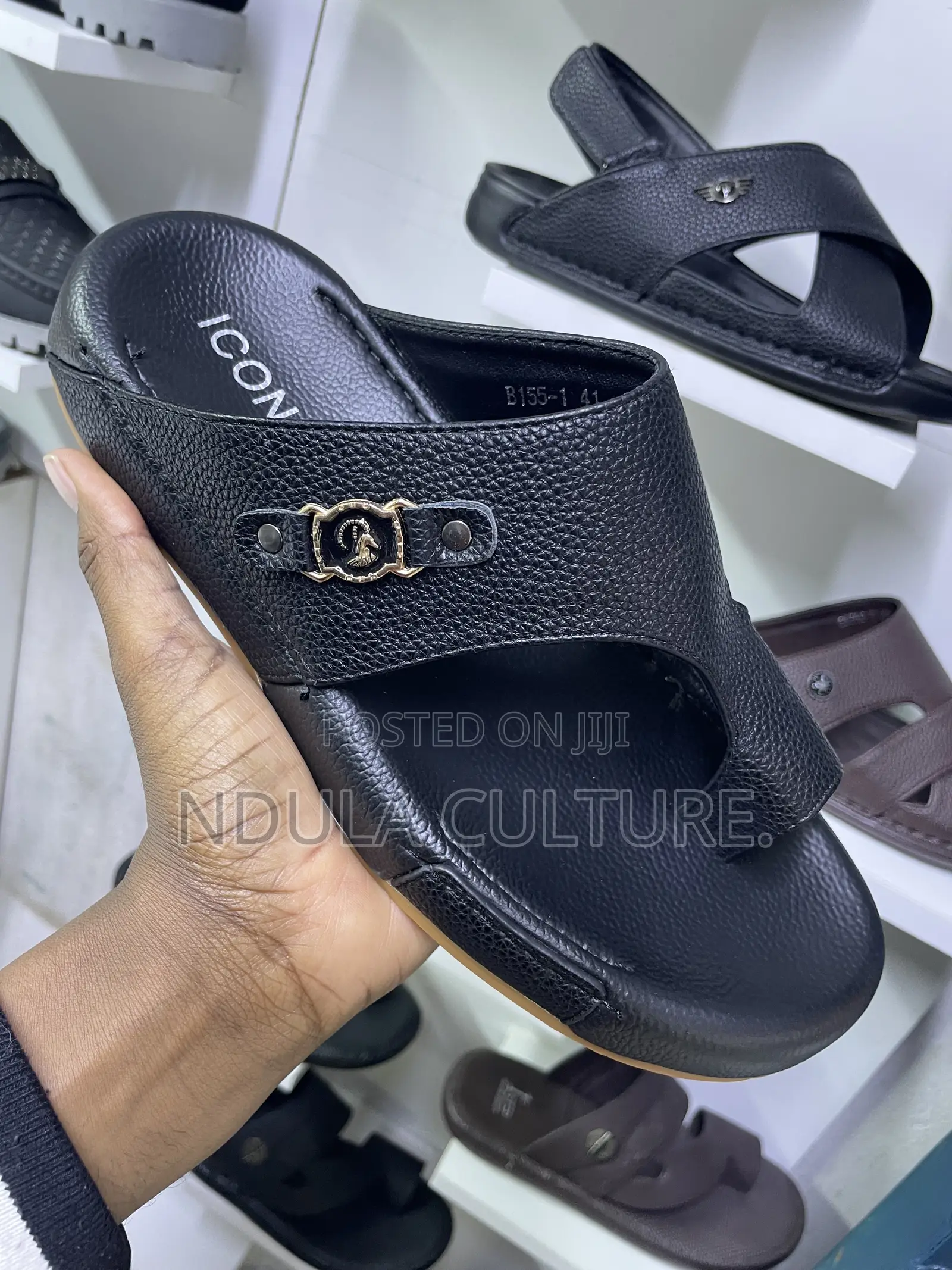 1 Step Soft Sole Leather Sandals