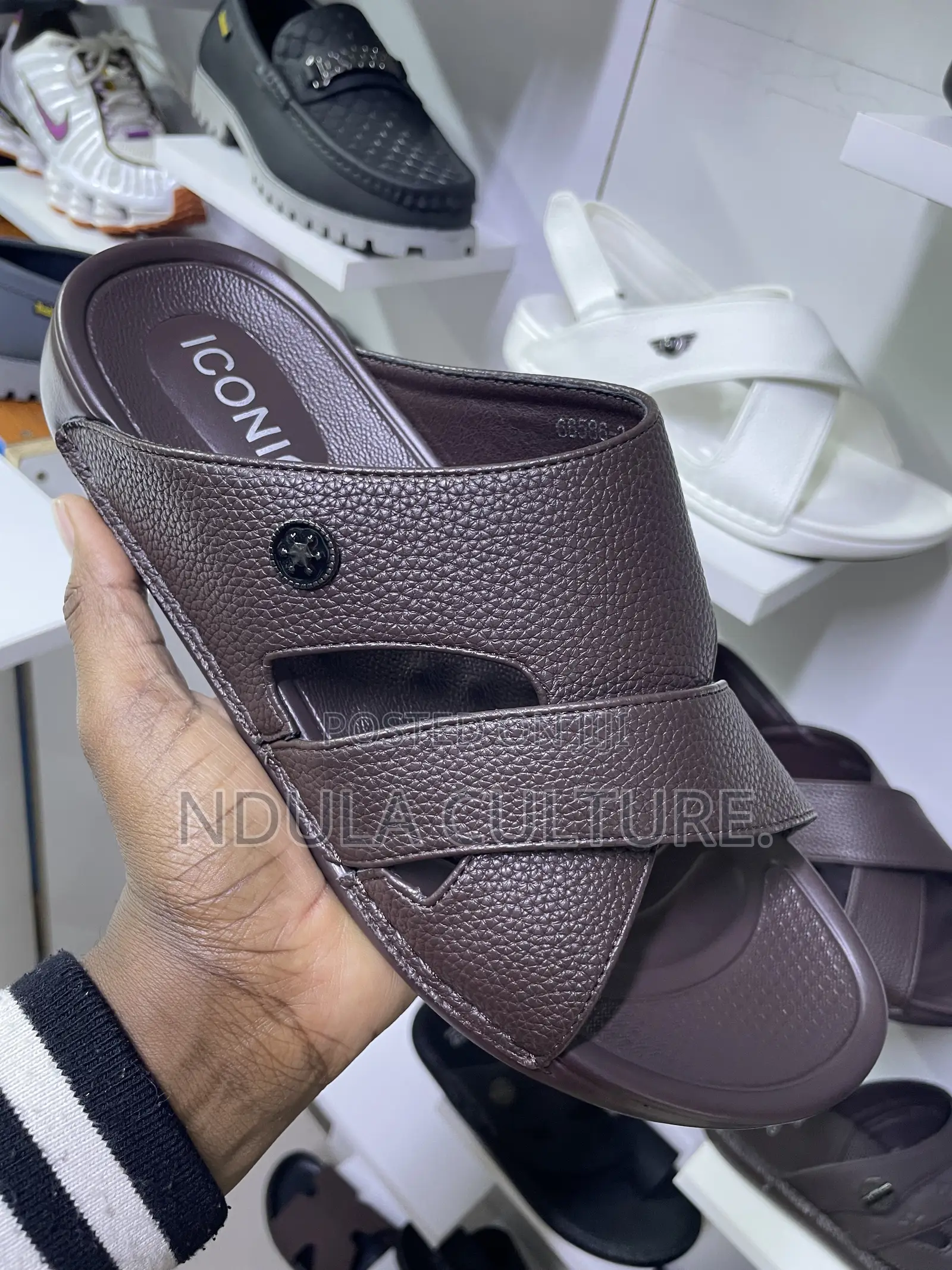 1 Step Soft Sole Leather Sandals