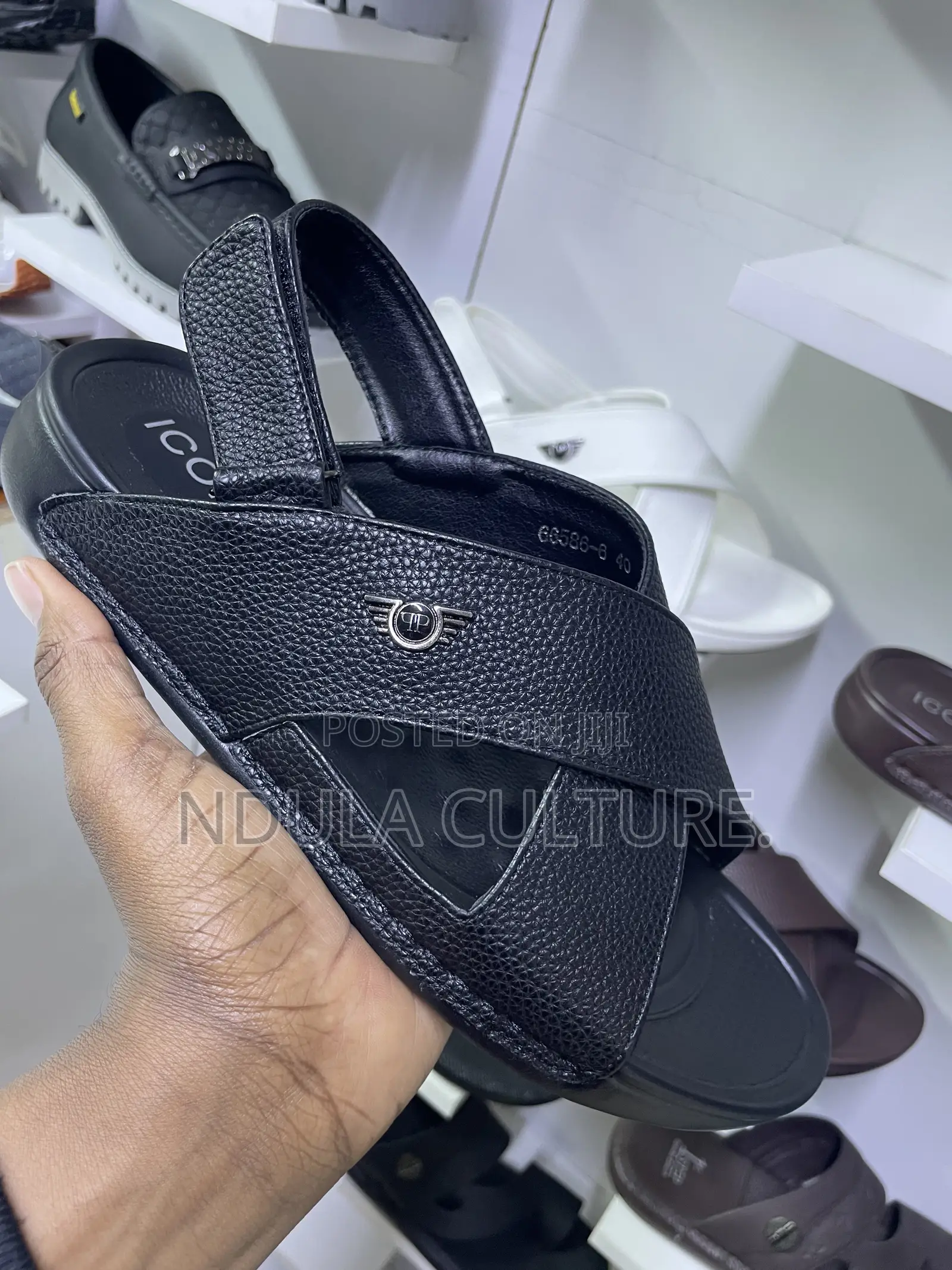 1 Step Soft Sole Leather Sandals