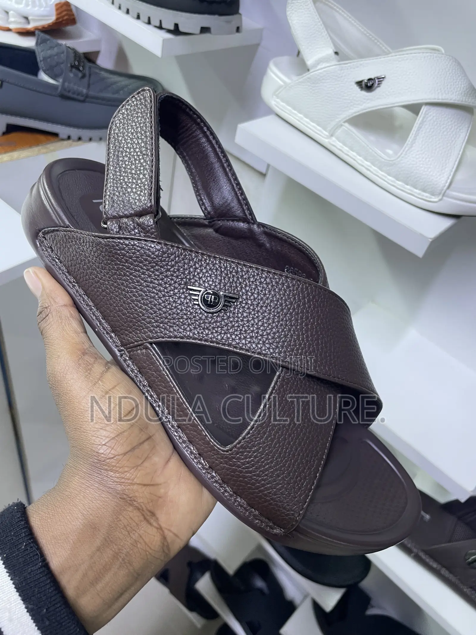1 Step Soft Sole Leather Sandals
