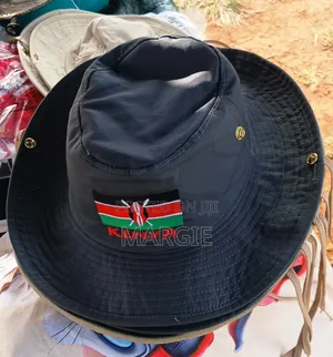 Embroidered Khaki Hats for Hiking or Safari