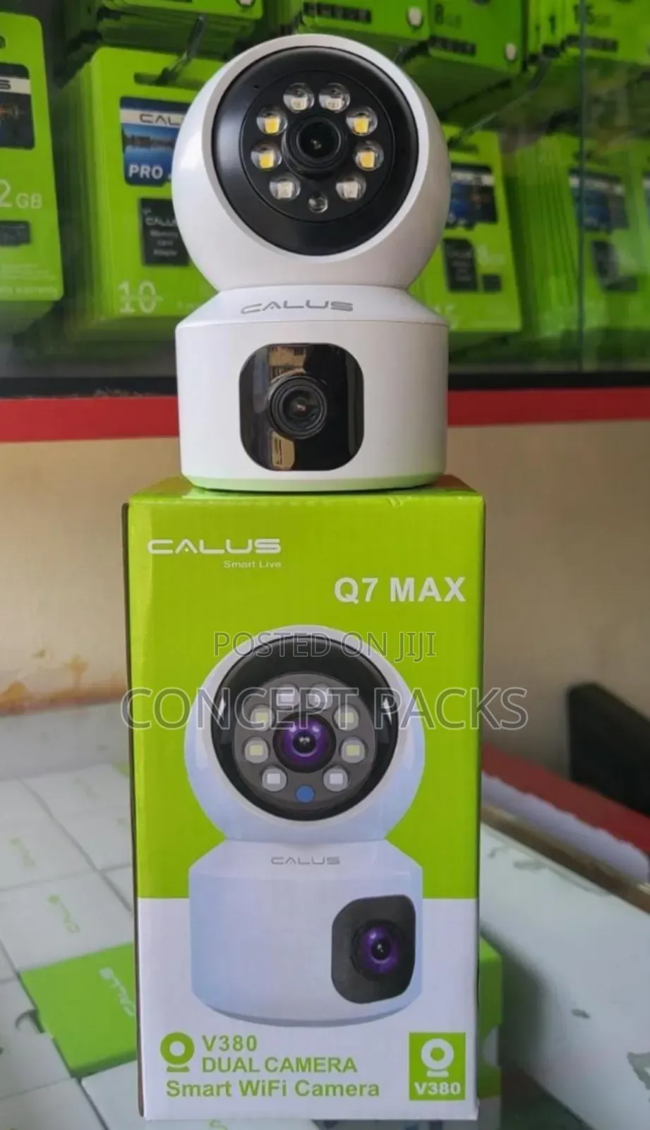 Q7max (Dual) Lens CCTV Camera