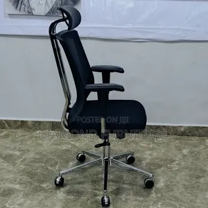 Executive Ergonomic High Back Mesh Office Chair With Headrest.