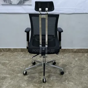 Executive Ergonomic High Back Mesh Office Chair With Headrest.
