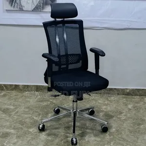 Executive Ergonomic High Back Mesh Office Chair With Headrest.