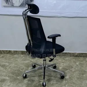 Executive Ergonomic High Back Mesh Office Chair With Headrest.