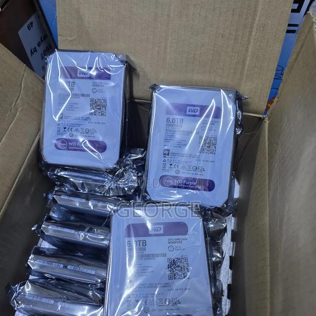 Western Digital Purple 6tb CCTV Surveillance HDD 24/7 Recording