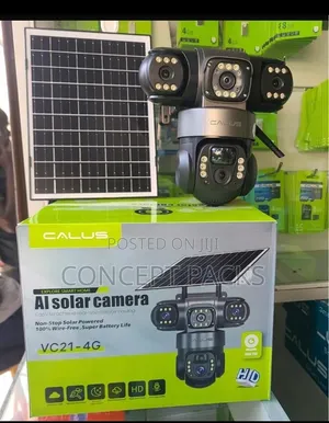 Calus Vc 21-4g Tripple Lens Outdoor Solar Camera