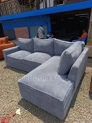 Light Gray Sectional Sofa – With Chaise Lounge