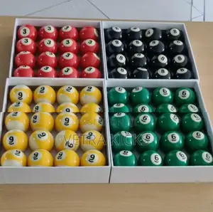 Numbered Balls Blue/Green/Yellow/Black - Premium Billiard Accessories