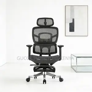 Orthopedic Reclining Mesh Boss Chair With Footrest