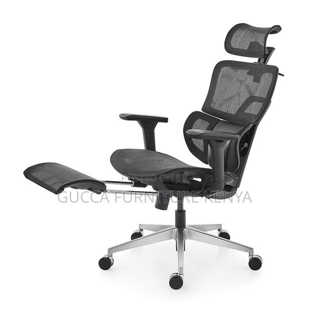 Orthopedic Reclining Mesh Boss Chair With Footrest - thumbnail 7
