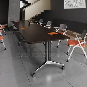 2.4 Meters Brown Folding Meeting Conference Table