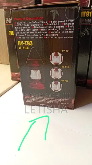 Lamp( Solar Handcrank Lamp) Rechargeable