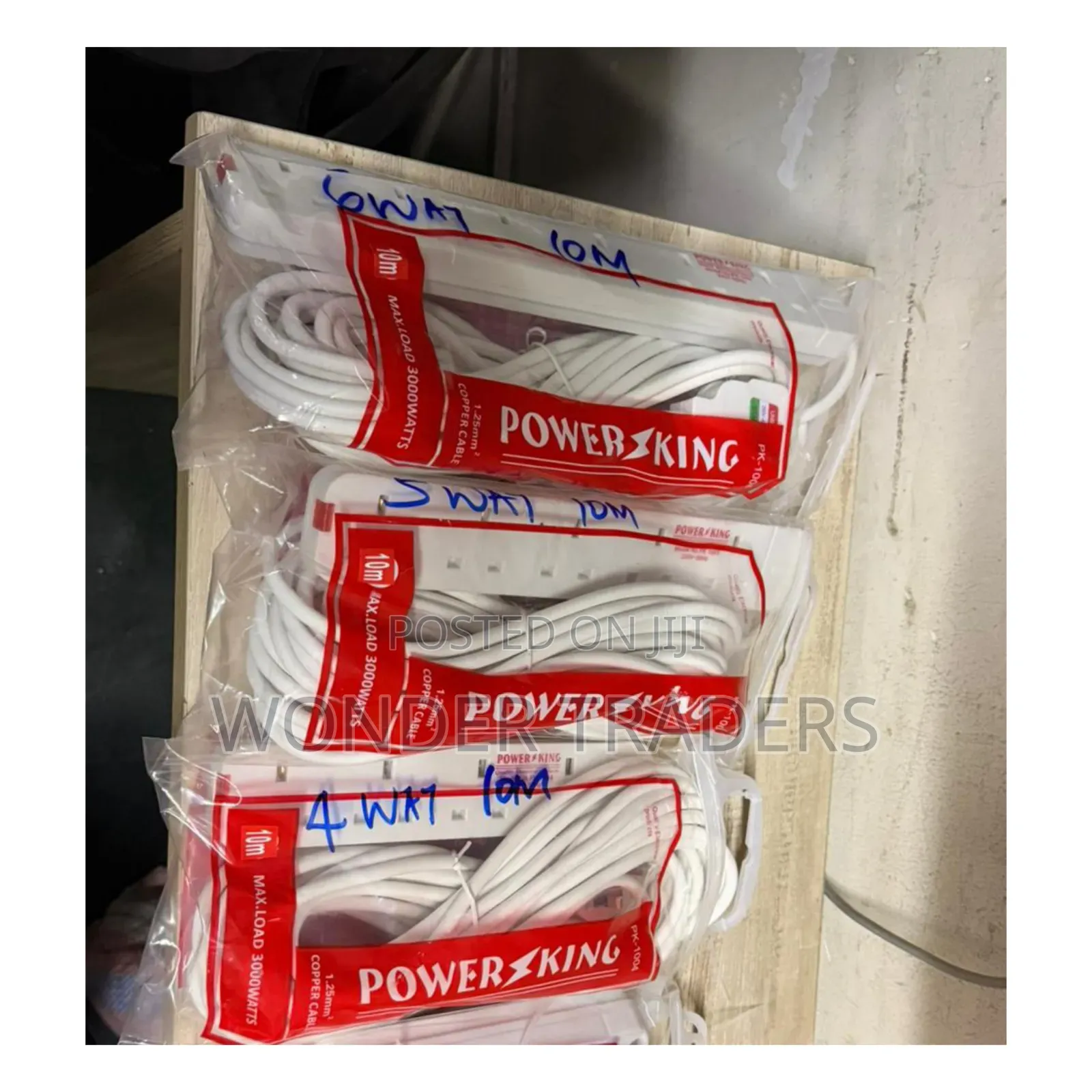 Powerking Extension Cord 10m 6way