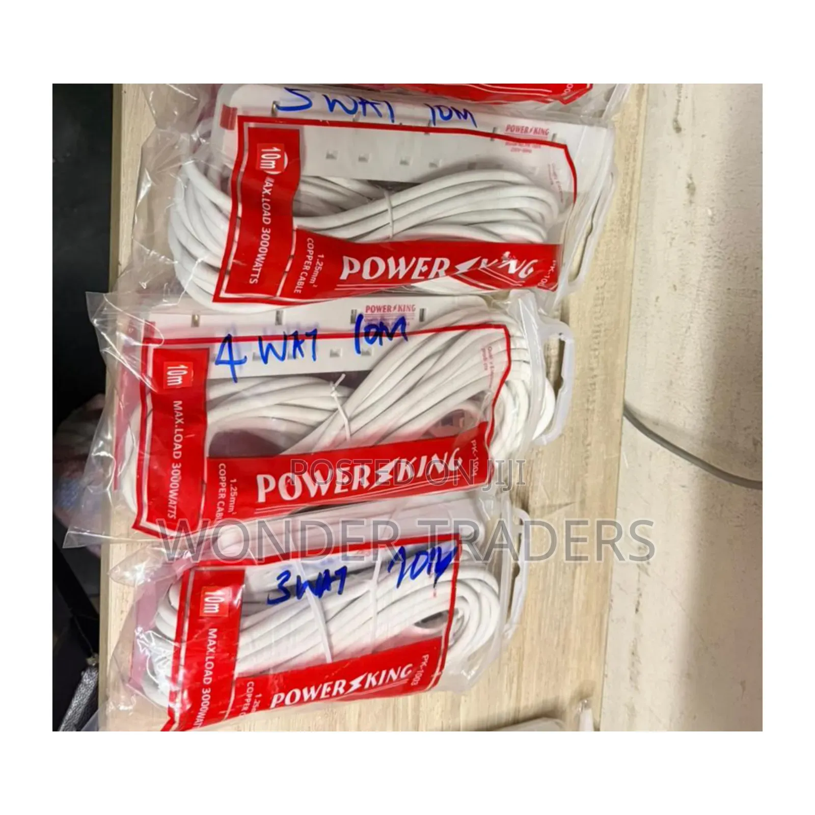 Powerking Extension Cord 10m 6way