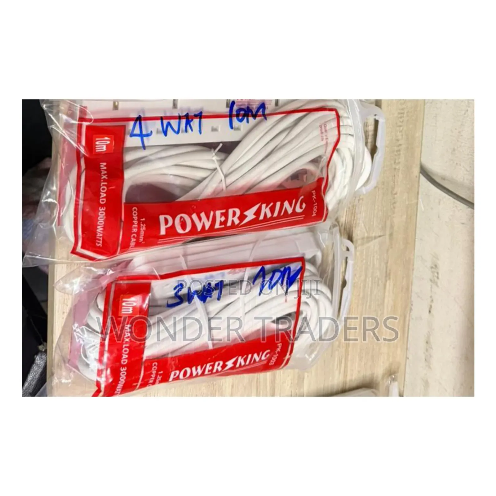 Powerking Extension Cord 10m 4way