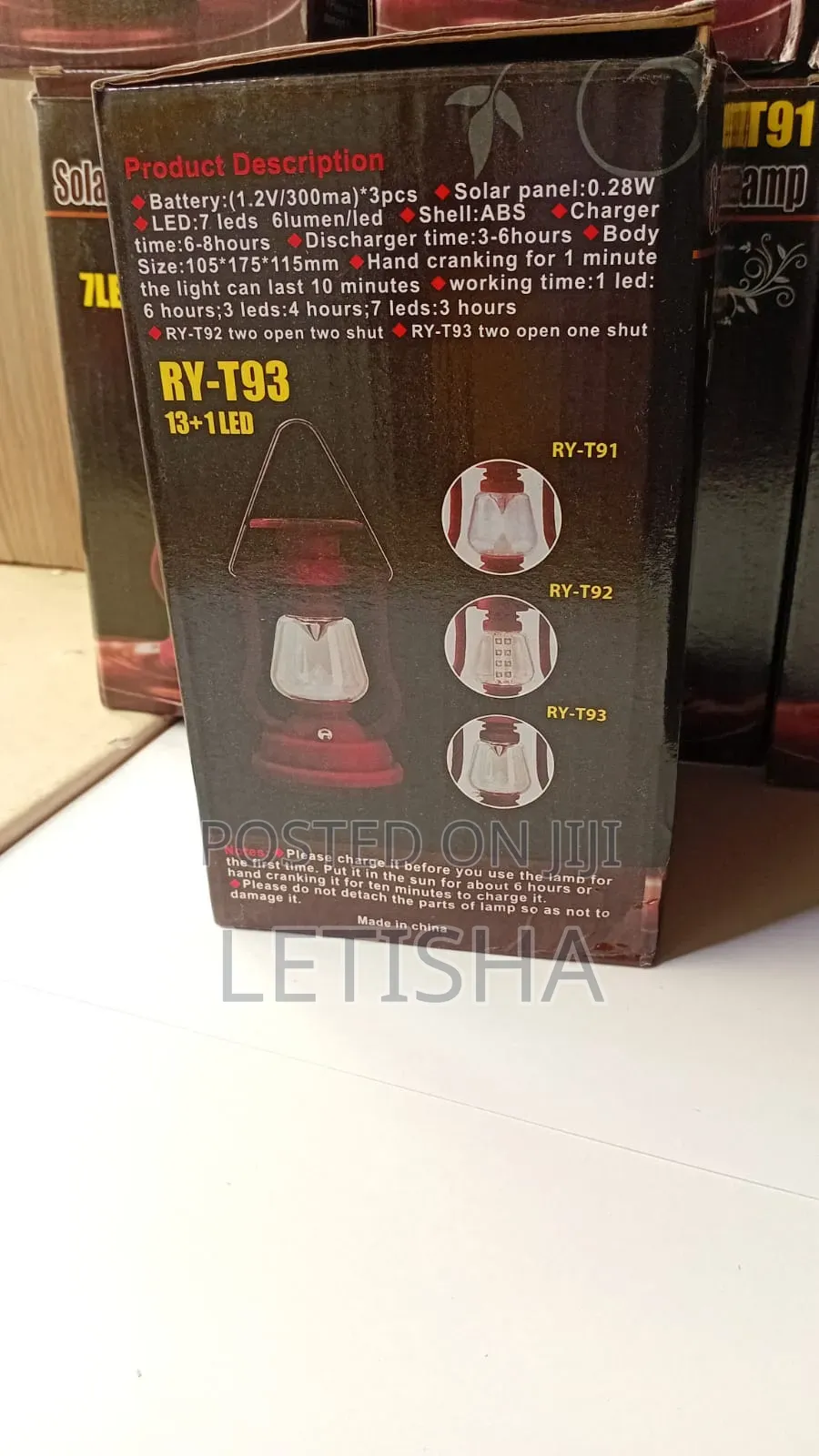 Lamp( Solar Handcrank Lamp) Rechargeable