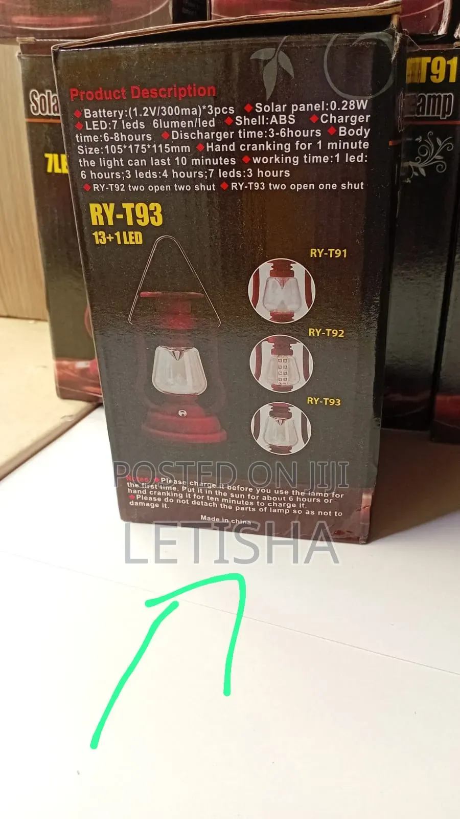 Lamp( Solar Handcrank Lamp) Rechargeable