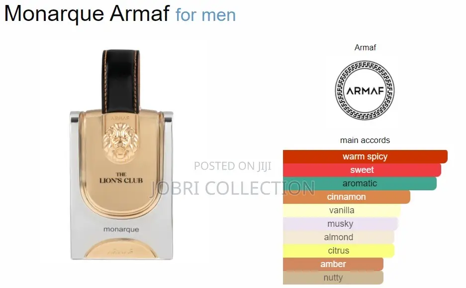 Armaf the Lion's Club Monarque Perfume/Fragrance Available