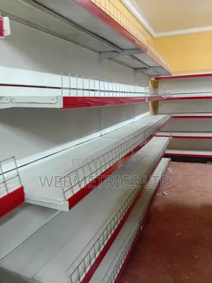 Wall Supermarket Shelves