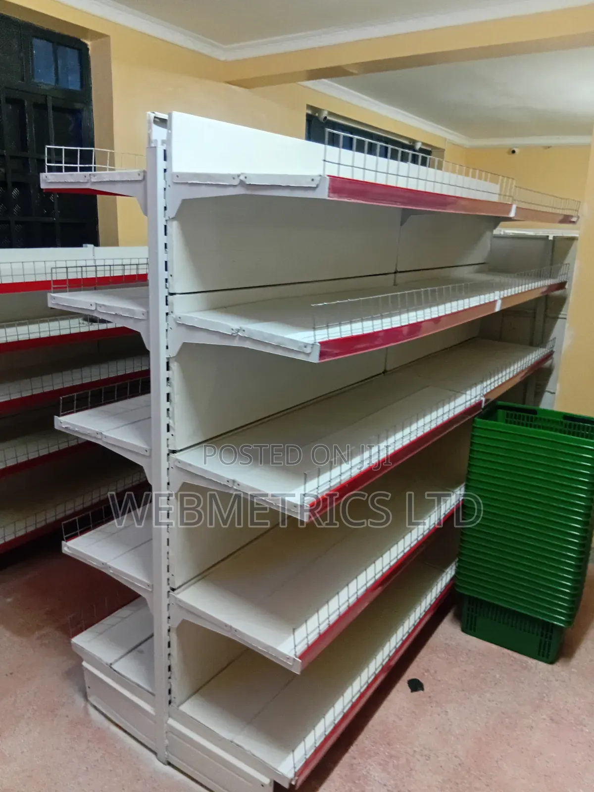 Two Sided Supermarket Shelves
