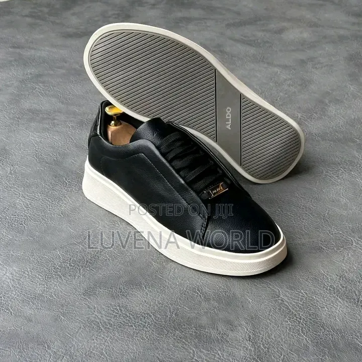 Coffee and Black Aldo Sneakers