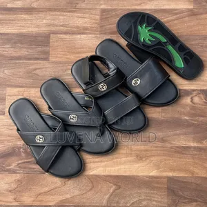Gucci All Black Sandals