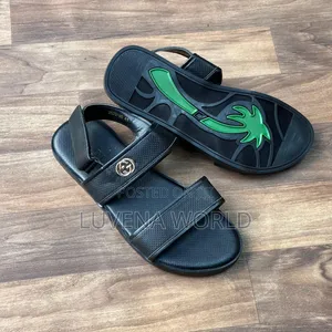 Gucci All Black Sandals