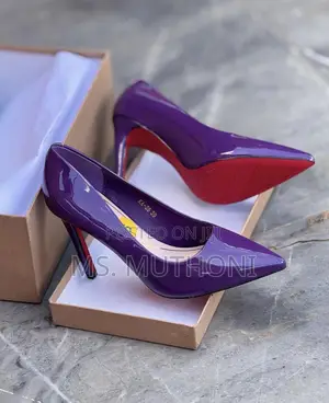Glossy Red Bottom Patent Stiletto Pumps Size 37-42