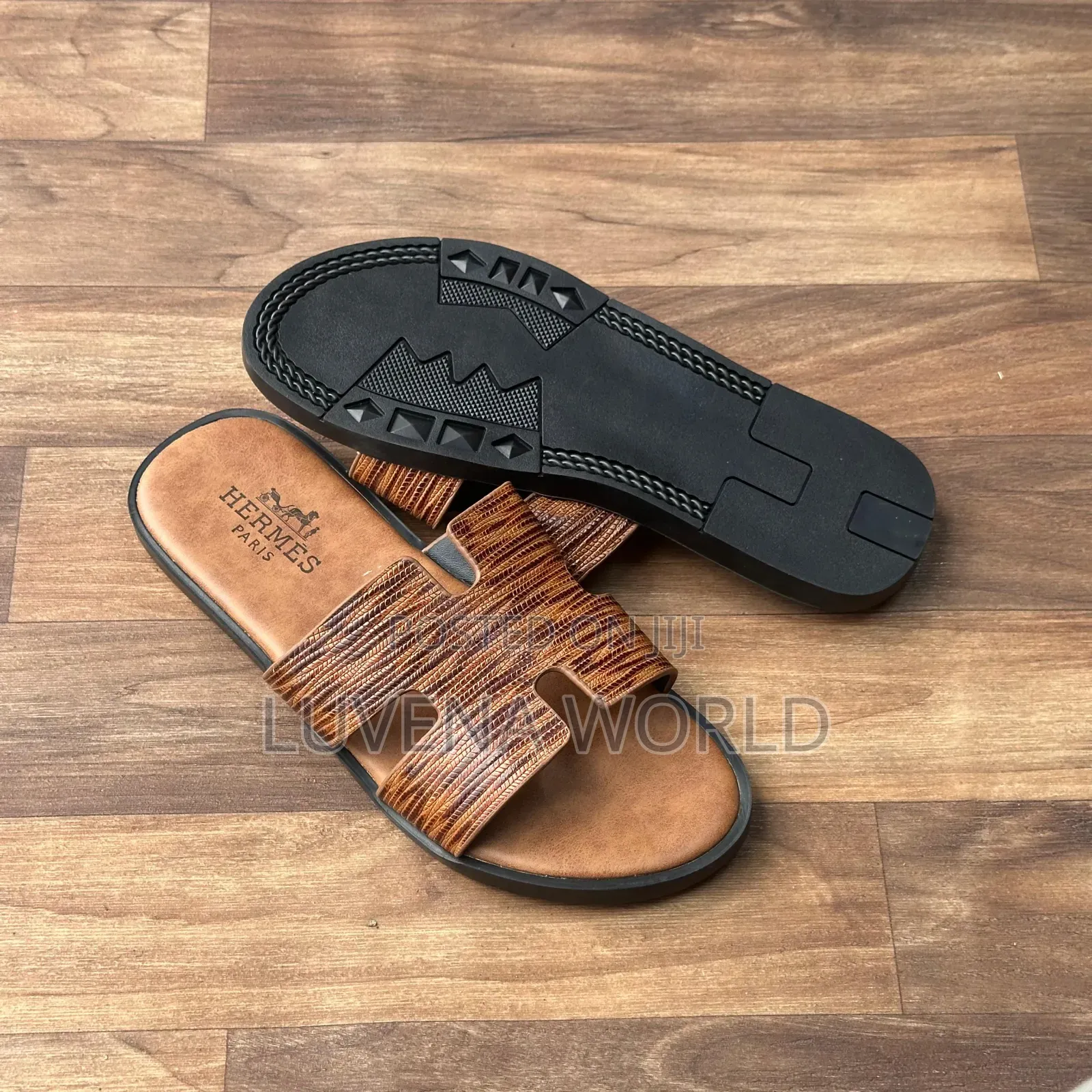 Hermes and Gucci Slides