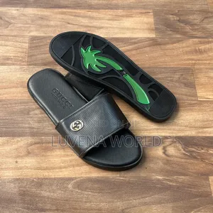 Hermes and Gucci Slides
