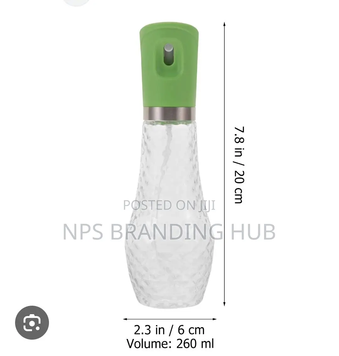 260ml Glass Oil Spray Bottle P.O