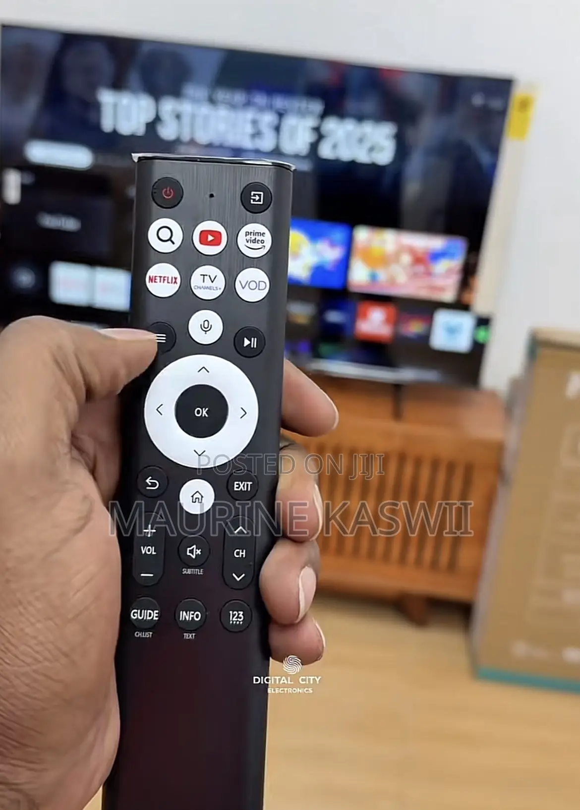 Hisense 55” Uhd With Voice Control Remote