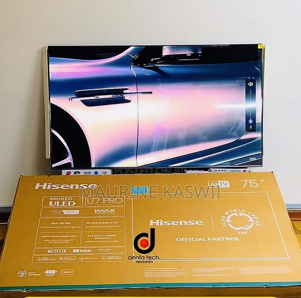 Hisense 75”U7 Pro Miniled Uled -75 U7qken - main view