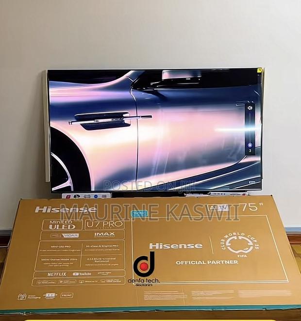 Hisense 75”U7 Pro Miniled Uled -75 U7qken - thumbnail 2