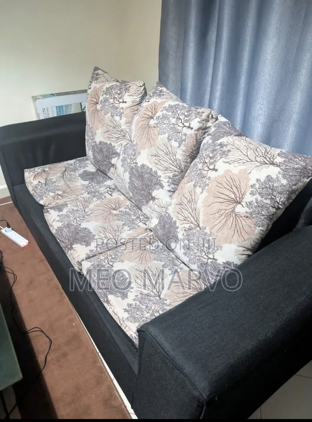 Affordable 3-Seater Sofa / Couch – Sturdy Frame (Used)