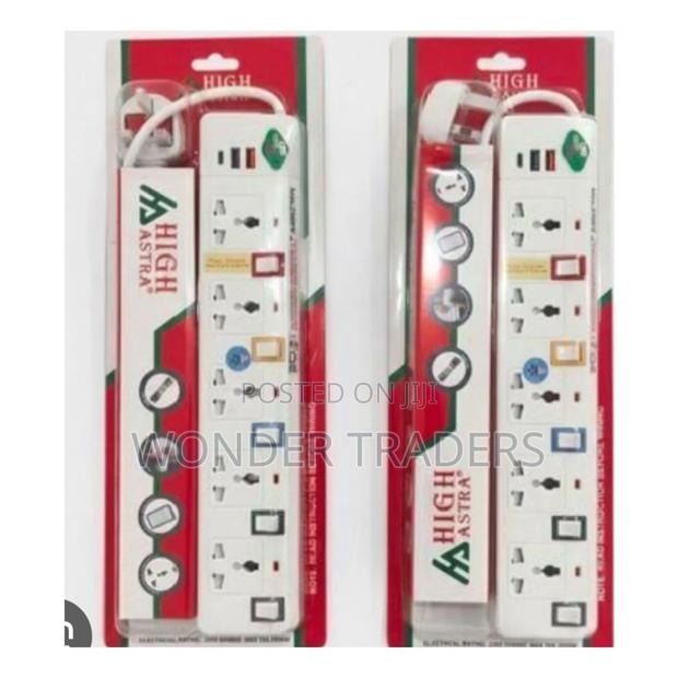 *W104 Usb 5way Extension With Surge Protector and 2usb 1type C Slots* - main view
