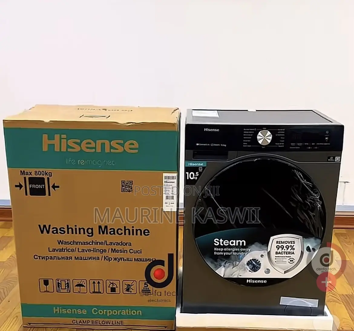 Hisense 10.5 Kg Washer With Smart App