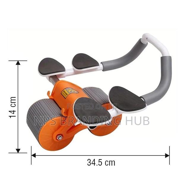4 Elbow Pad Automatic Rebound Healthy Abdominal Wheel P.O - thumbnail 2