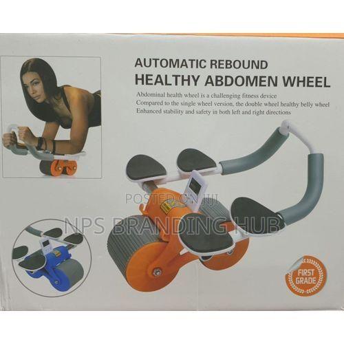 4 Elbow Pad Automatic Rebound Healthy Abdominal Wheel P.O - thumbnail 3