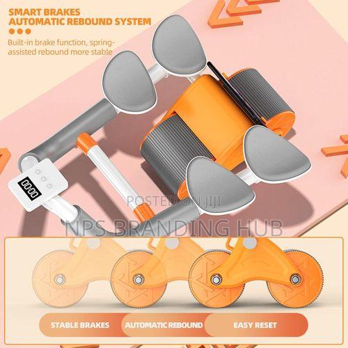 4 Elbow Pad Automatic Rebound Healthy Abdominal Wheel P.O - thumbnail 4