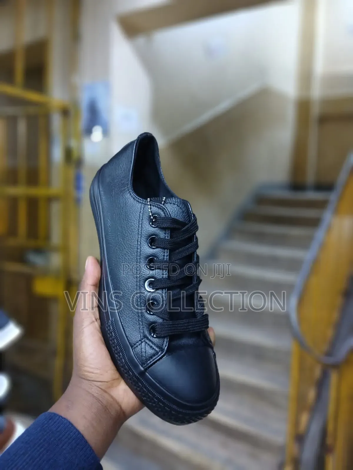 Leather Converse