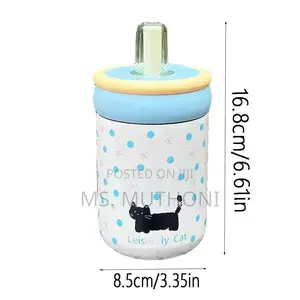 Cute Leakproof 500ml Insulated Water Cup