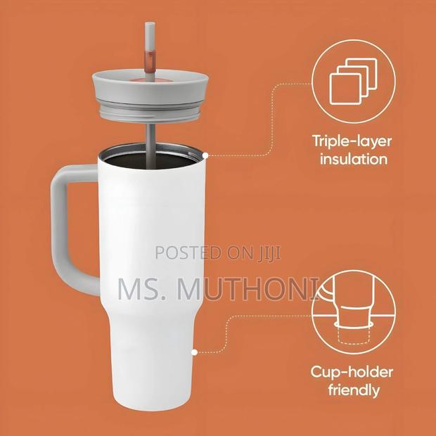 Insulated 1200ml Custom Popular Travel Coffee Mug - thumbnail 4
