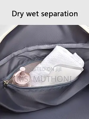 Casual Large Capacity Travel Duffel Bag With Shoe Compartment
