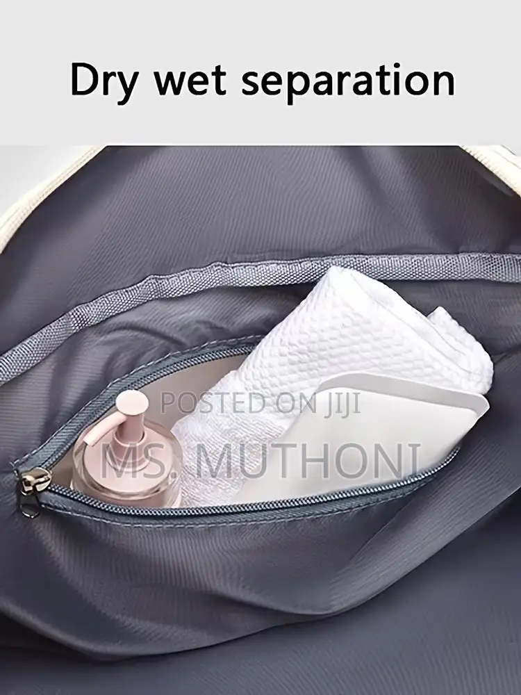 Casual Large Capacity Travel Duffel Bag With Shoe Compartment