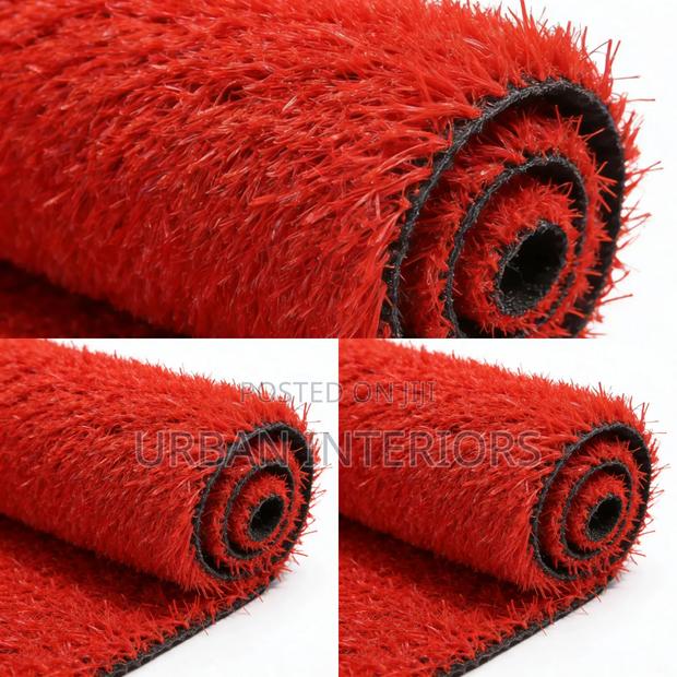 Red Grass Carpet Red Grass Carpet for Bright Spaces