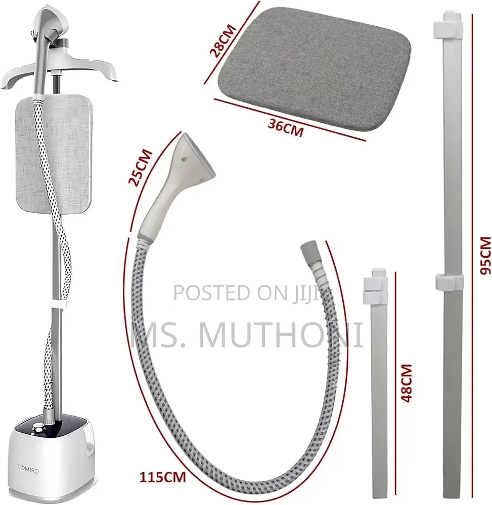 1800w 1.8l Steam Iron Standing Garment Steamer With Ironing Board,