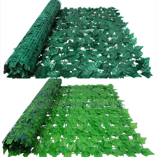 Artificial Privacy Fence Dark and Light Green